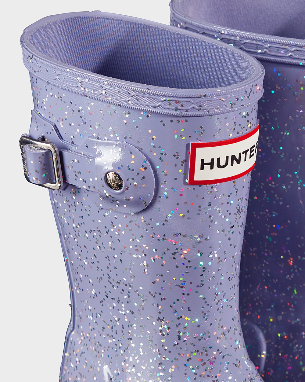 Hunter Gummistøvler Lilla - Barn Original Little Giant Glitter - Norge YEHIXS-645